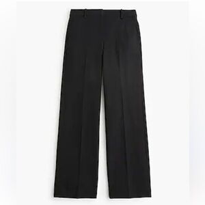 J crew Factory Remy Wide Leg Crop Pants Black Size 12P